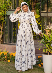 ETHEREAL BLOSSOM SOFTÉ CAMBRIC DRESS WHITE