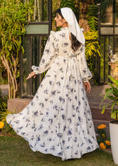 ETHEREAL BLOSSOM SOFTÉ CAMBRIC DRESS WHITE